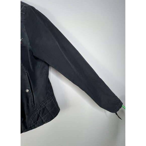 Harley-Davidson Canvas Jacket Sz M Wings Embroidery Water Resistant 97555-13VW - Picture 6 of 14